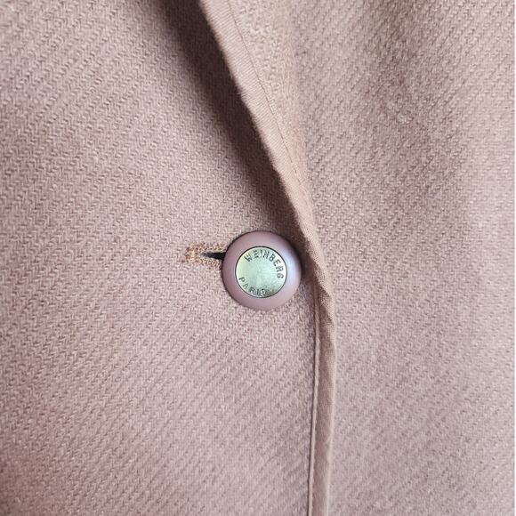 🔥SOLD🔥 Vintage Weinberg Paris Wool Blazer Jacket - Picture 6 of 9